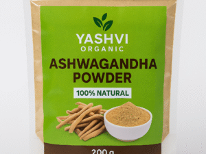 Yashvi Organic Ashwagandha Powder 200g Poly Pack â 100% Natural Herbal Supplement