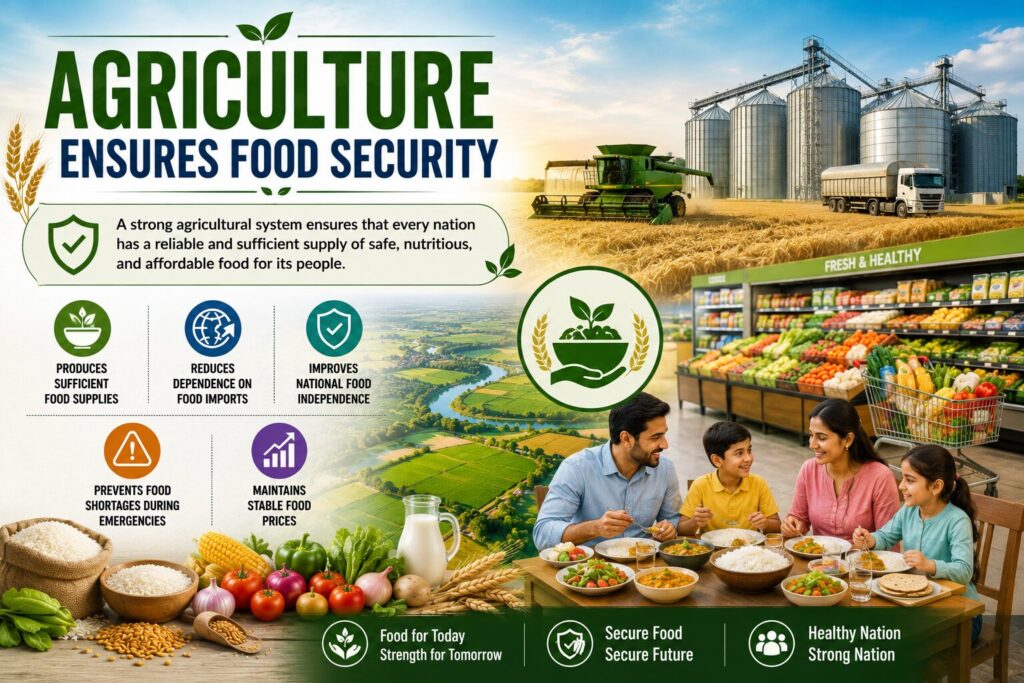 Agriculture Ensures Food Security | Building a Hunger-Free and Sustainable Future